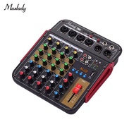 Murah Muslady Konsol Mixer Audio 4 Kanal Digital, Konsol Mixer Audio P