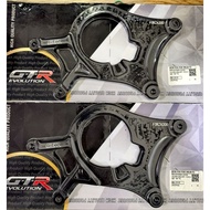 MAHAL TAPI KUALITI MANTAP -G1R FORZA 250 300 V3 P34 P2(34MM) ALLOY REAR CALIPER BRACKET (BLACK CNC)-