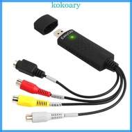 KOK USB 2 0 Sound Video Grabber Video Support Video Grabber 720x480 30fps For PC