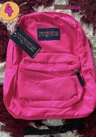 กระเป๋าเป้ JanSport สีชมพูพิงค์ รุ่น Superbreak ขายถูก เลิกกิจการ