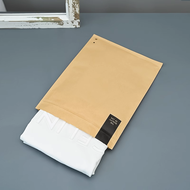 Kraft paper ziplock bag thickened T-shirt shirt packaging bag waterproof reusable high-end clothing