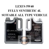 New Packing Toyota Lexus 5W40 Fully Synthetic Engine Oil 5W40 Fully Synthetic Engine Oil 4L