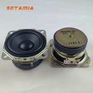SOTAMIA 2Pcs 2.5 Inch Audio Speaker 8 Ohm 5W Full Range HIFI Speaker Sound Music Home Power Loudspea