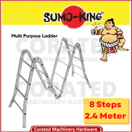 [CORATED] Sumo King Multi Purpose Ladder (Flat Foot)/Multi Purpose Ladder(Size Available:8"10"12"14"