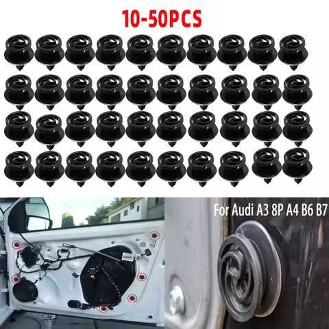 10-50PCS Car Door Card Retainer Trim Panel Clips Interior Rivets Fastener Clip for AUDI A3/8P A4 B6 
