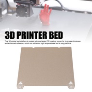 [MEET] 3D Printer Build Plate 235x235mm Dual Sided PEI Bed Platform With Grooves For Ender‑3 S1 V3 K