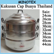 44cm Kukusan Cap Buaya Thailand / Crocodile Steamer / Periuk Kukus / Pengukus / Food Steamer / 蒸锅