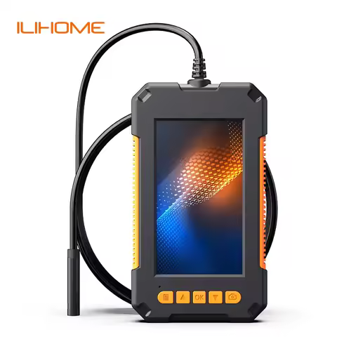 4.3" Screen Industrial Endoscope HD1080P Single Dual Camera Car Inspection Borescope Waterproof LEDs