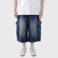 Noforty Project Jort Cargo Short Denim Pants Karys Blue