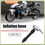 [joytownonline.sg] Bike Car Tyre Locking Air Chuck Adapter Air Hose Inflator Adapter Pump Soft Tube