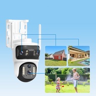Xiaovv (Using V380 Pro APP) BP15 4G 3-Lens Camera Solar Camera 8MP High-Definition Outdoor Monitorin