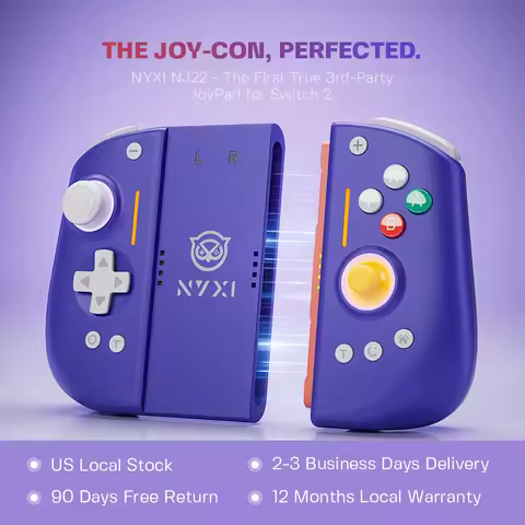 NYXI Hyperion 3 Wireless JoyPad for Switch 2 Purple
