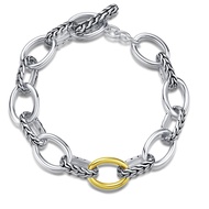 UNY JEWEL Jewelry Make a Statement with Foxtail Link Chain Bracelet Designer Brand Inspired Women Va