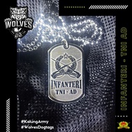 Infantry Necklace Indonesian army Necklace/ Dog/ InfantryTAG army Necklace/ Infanteri logo Necklace/