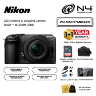 NIKON Z30 Mirrorless Camera NIKKOR Z DX 16-50mm & 18-140mm & 50-250mm Nikon Vlogger Essentials Nikon