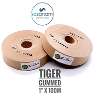 Terpopuler Lakban Air 1 Inch X 100M Gummed Tape Paper Craft Tape Tiger