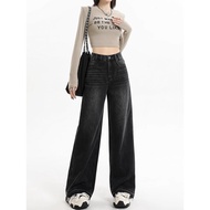 Adorela-Jeans 8863-BAGGY LOOSE JEANS HIGHWAIST cutbray women's pants baggy jeans seluar jeans baggy 