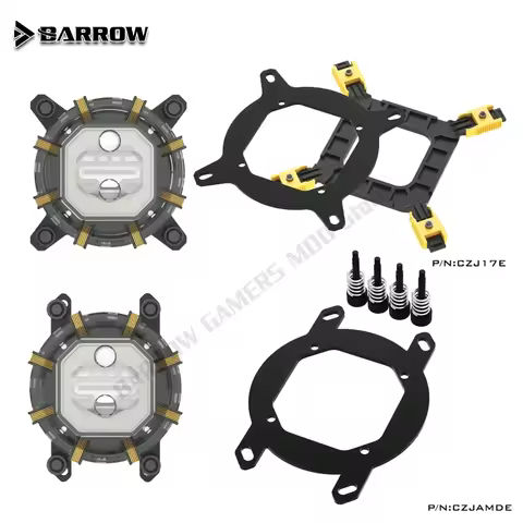 Barrow CPU Cooler Mounting Backplate Support Intel LGA 1700 /AMD CPU Water Block Accessories CZJ17S/
