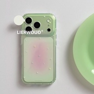 LIANGWU | Instyle Pink Gradation Transparent Protective Phone Case
