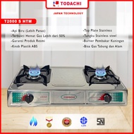 Kompor Gas Todachi 2 Tungku T2000 Stainless [PROMO]