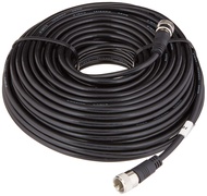 STEREN RG8X Coaxial Cable 100 ft, CB Coax Cable with PL259 UHF Connectors, Male to Male Low Loss 50 