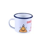 Danger Sign Enamel Mug
