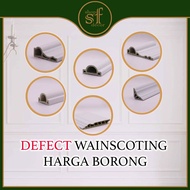 DEFECT Wainscoting PVC DIY 4cm/8cm/4.5cm/Skirting [Panjang 145cm]