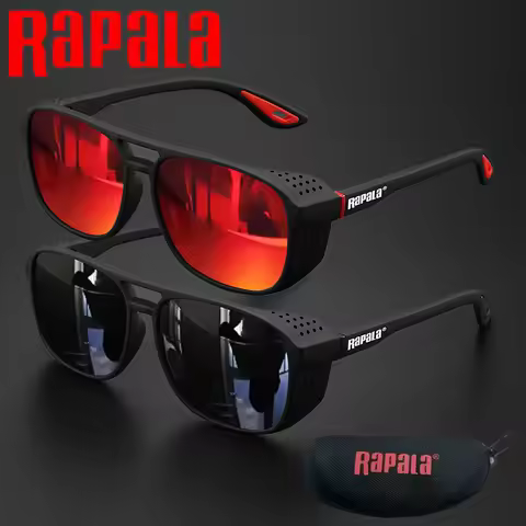 Rapala Professional Sports Sunglasses - Polarized Windproof UV400 for Cycling Running Outdoor Enthus