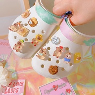 Cartoon Capybara design jibits Set Duck Swimming Ring Jibits for design My Little Pony Shoe Charm Br