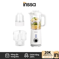 INSSA Máy Xay Sinh Tố Đa Chức Năng Simplus 1.25L công suất lớn 380W 3 cối đa dụng lưỡi dao thép khôn
