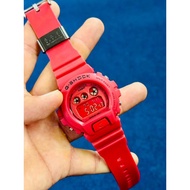 G Shock Dw6900 Red CB4 Autolight Cermin Kaca g shock Red dw 6900 Merah jam tangan lelaki men watch m