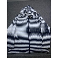 NEW RUNNING JACKET NAVY WHITE STRIPED CPLUS XL