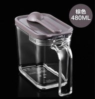 日本ASVEL 棕色調味罐 480ml
