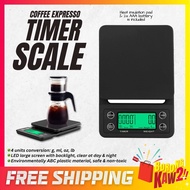 Digital Weighing Scale 3000g Electronic Coffee Kitchen Scale Espresso Penimbang Makanan Baking Tools