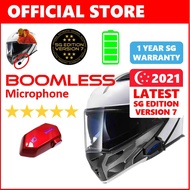 🏆SG WARRANTY V7 Helmet Headset Bluetooth id221 MOTO A1 SG Edition Version 7 Headphones Earphones Intercom Motorcycle