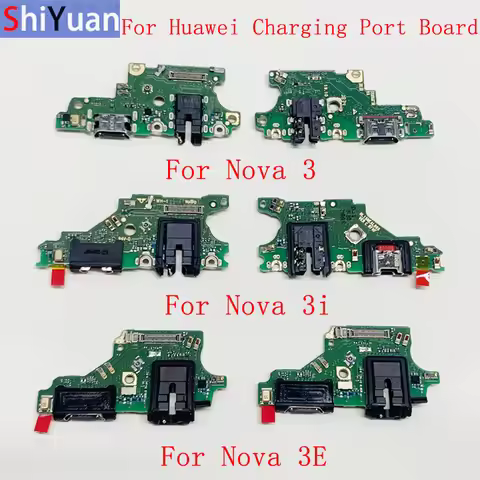 USB Charging Dock Port Connector Board Flex Cable For Huawei Nova 3 3i 3E Replacement Parts