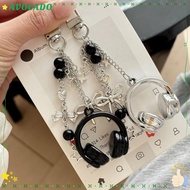 AVOCADD Music Headphone Bag Charms, Y2K Bag Decoration Headphone Charms, Hanging Keychain