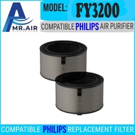 MR.AIR compatible PHILIPS new 3200 Series HEPA filter FY3200/30 | FY3200 for air purifier AC3220, AC