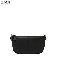 Fossil Women's Jolie Crossbody Bag ( ZB11097001 ) - Black Leather