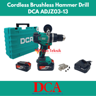 CORDLESS HAMMER DRILL mesin bor baterai 13MM 20V DCA ADJZ03-13