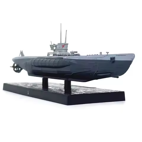 High Quality 1/350 Scale Diecast Metal Alloy German U552 Submarine U-boat Military Model With Stand 