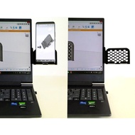 Phone Holder for Monitor | Top Monitor Smartphone Stand | Space Saving Desk Accessory | Office & Gam