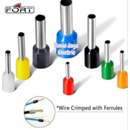 Ferrules Insulated Cord End E-0508 / E-7508 / E-1008 / E-1508/E-2508/E-4010/E-6012/E-1012/E-1612 FOR