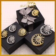 KF JEWELLERY Q30 Kerongsang Dokoh Songkok Bulan Bintang Pin Tanjak Pengantin Tanjak Melayu Brooch Ni
