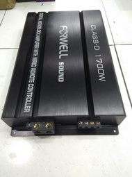 Power Amplifier monoblok - Ampli Mobil hitam bekas