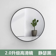 KJD8 People love itinsBathroom Mirror Toilet Internet Celebrity round Mirror Cosmetic Mirror Wall Hanging Toilet Mirror