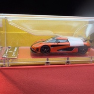 [Ready Stock Orphan] Fh+Koeniscock+Agera+rs+Orange+1/64+Alloy Car Model.No. 327/999 Internal Acrylic