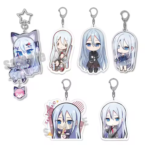 PJSK Yoisaki Kanade Project Sekai Kawaii Acrylic SD Keychain Keyring For Cosplayer Key Chain Gifts