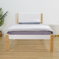 Furniture Direct ALICE Solid wood Single Bed Frame-katil budak putih