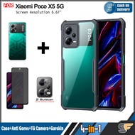 Xiaomi 4-in-1 Case Package poco X5 5G Bonus Screen and Camera Lens Protector and Garskin
